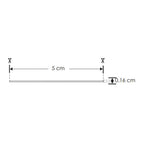 Kit 2pz Fuente de alimentación conmutada 60W (48W máx.) entrada 110-220V ca salida 24V cc, para interiores de iLumileds + 1pz Tira LED COB solo 0.5cm de ancho 11W/m 24V CRI:90 con 480 chips/m rollo 5m cálido (3000K), con auto adhesivo de iLumileds