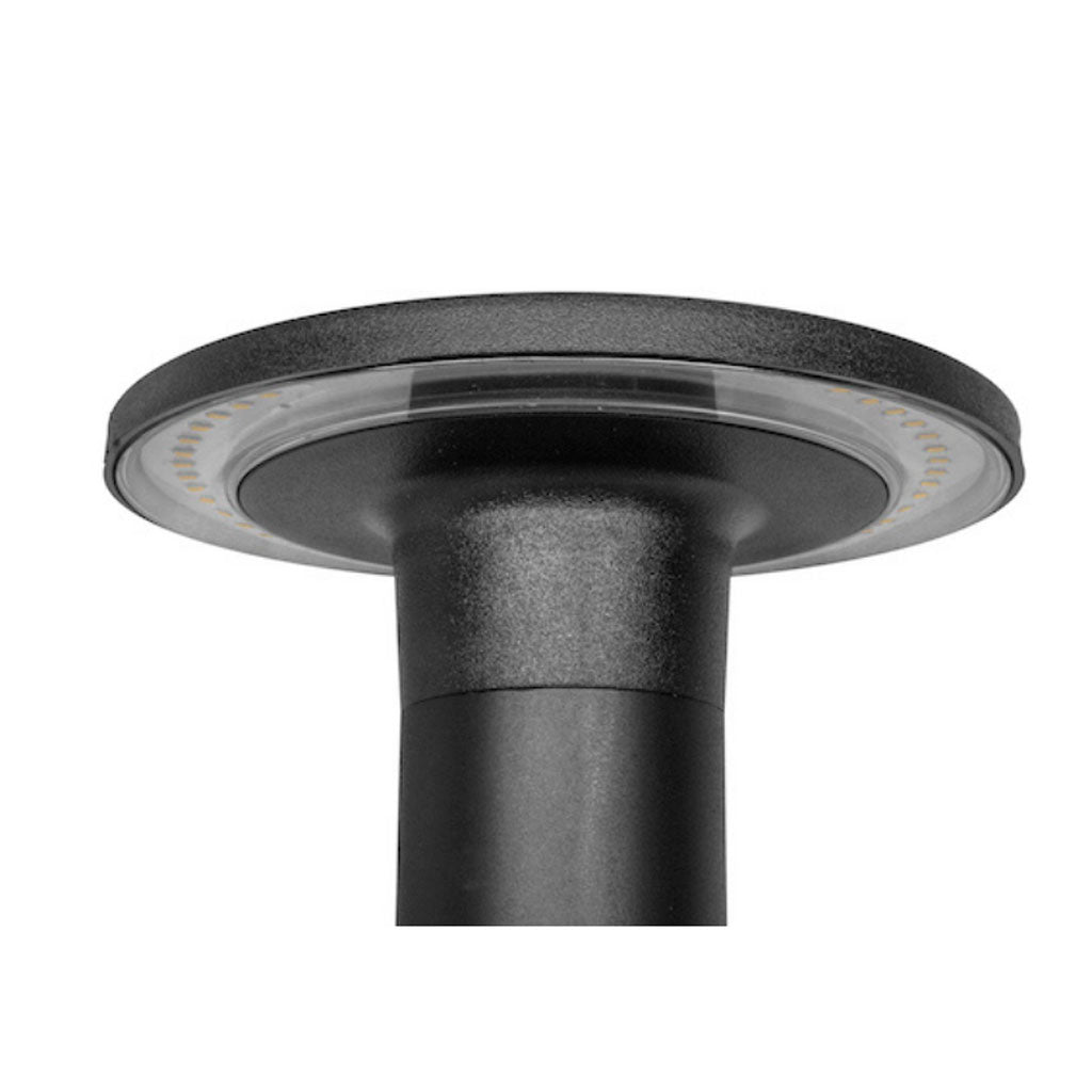 Bolardo 8W luz directa hacia abajo, luz cálida (3000K) de 60cm incluye base de iLumileds