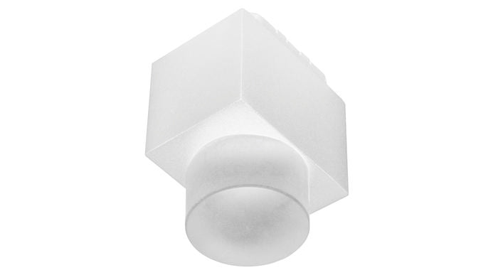 Luminario cuadrado con difusor esmerilado 6W 30° luz cálida (3000K) 48V cc para mini riel magnético de iLumileds