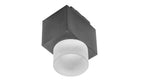 Luminario cuadrado con difusor esmerilado 6W 30° luz cálida (3000K) 48V cc para mini riel magnético de iLumileds