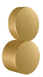 Luminario decorativo de muro doble circulo 5W luz cálida acabado dorado de iLumileds