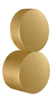 Luminario decorativo de muro doble circulo 5W luz cálida acabado dorado de iLumileds