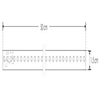 Tarjeta LED rígida 14.4W 127Vca fabricada en fibra de vidrio, opciones Neutro Cálido / Neutro / Neutro Frío para interiores de iLumileds