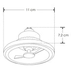 Lámpara AR111 LED 11W 10° base GU10 color de luz cálido (2700K) o neutro (4100K) atenuable 127-220V de iLumileds