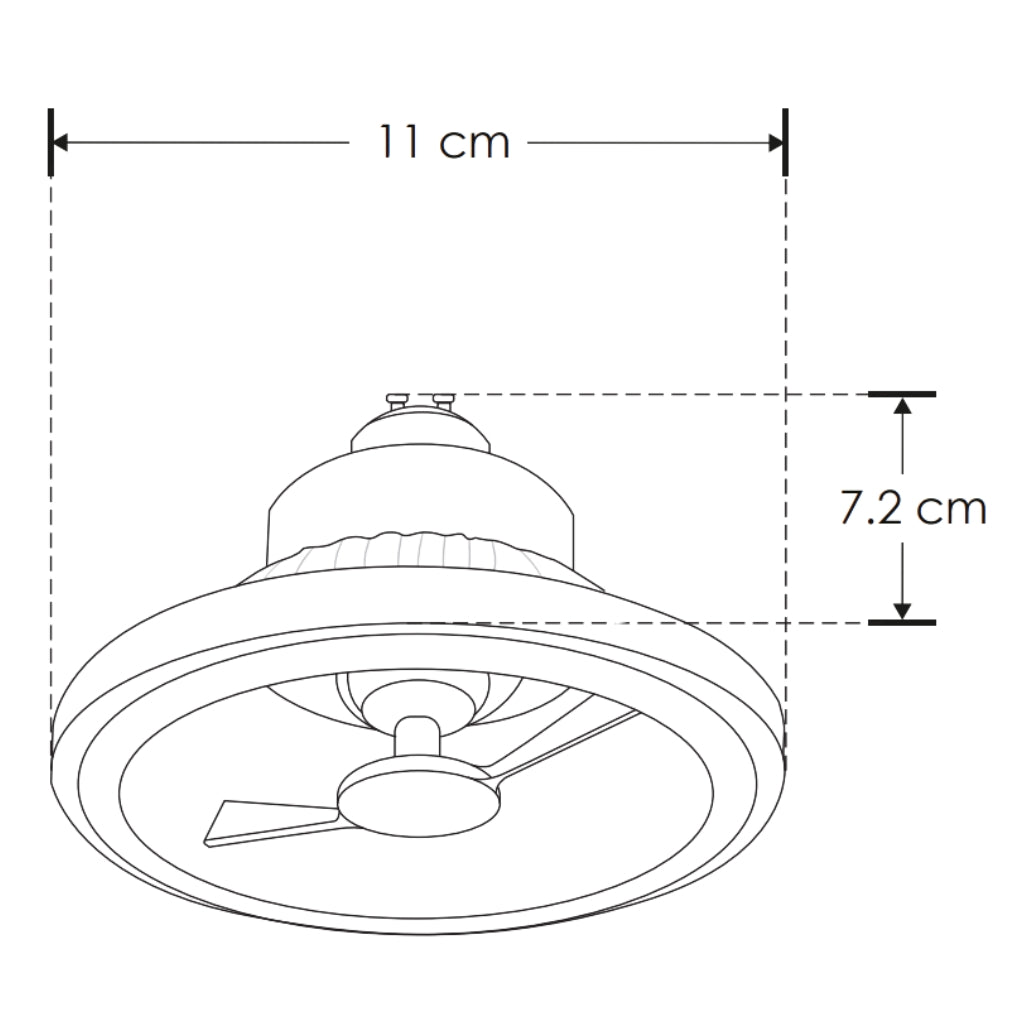 Lámpara AR111 LED 11W 10° base GU10 color de luz cálido (2700K) o neutro (4100K) atenuable 127-220V de iLumileds