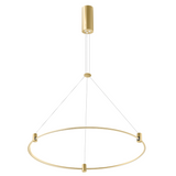 Tadema C. Base de sujeción en Aro (80cm) acabado dorado para módulos ILUEUR9028 incluye fuente de alimentación 60W (48W máx.) 100-240V 24V línea Europa iLumileds