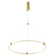 Tadema C. Base de sujeción en Aro (80cm) acabado dorado para módulos ILUEUR9028 incluye fuente de alimentación 60W (48W máx.) 100-240V 24V línea Europa iLumileds