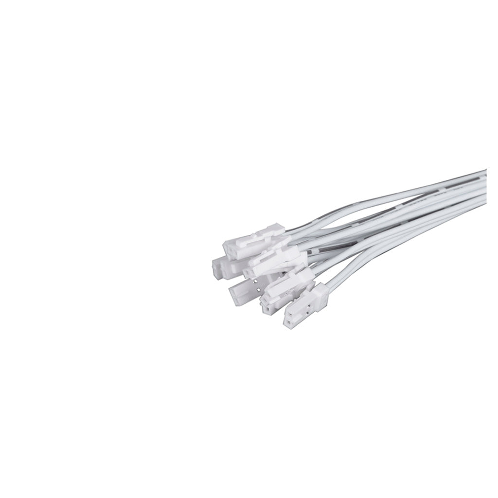 Kit de 10 conectores macho de plástico con 10 cm de cable, para tiras LED, compatibles con fuentes de poder modelos CPGAB60W y CPGAB100W de iLumileds