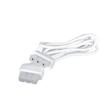 Conector macho - macho con 2 m de cable blanco para luminarios de la serie ILUINTG de iLumileds