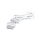 Conector macho - macho con 2 m de cable blanco para luminarios de la serie ILUINTG de iLumileds