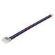 Conector rápido de plástico con 10 cm de cable, para tiras de LED RGBW extraplanas de 10mm de ancho, IP20 de iLumileds