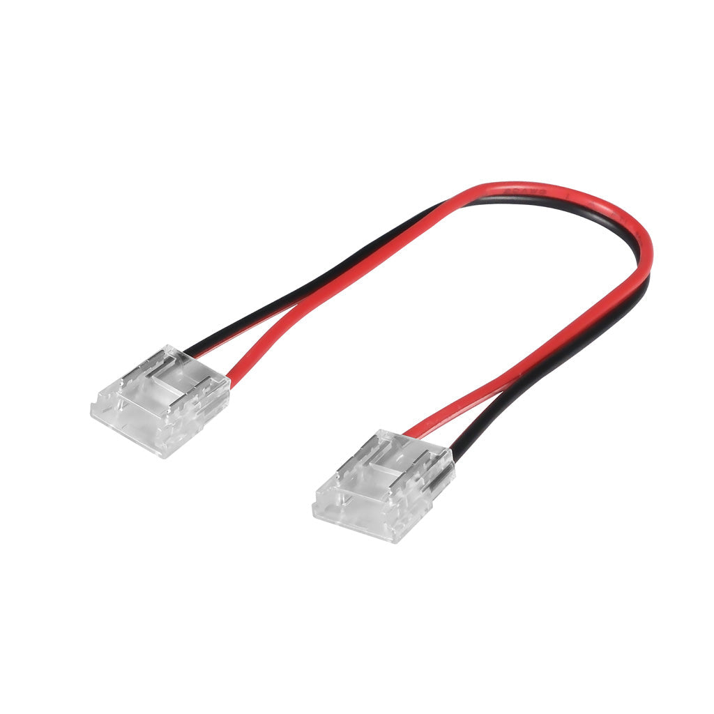 Cople rápido de plástico con 15cm de cable, para tiras de LED extraplanas de 10mm de ancho, IP20 de iLumileds