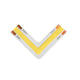 Cople horizontal 90° para tira LED COB 512 chips/m, 0.36 W 24V opciones color de luz de iLumileds