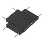 Kit de cople en forma de T conexión horizontal, mecánico y electrificado, para mini riel magnético ILUTMAGMINI30 de iLumileds