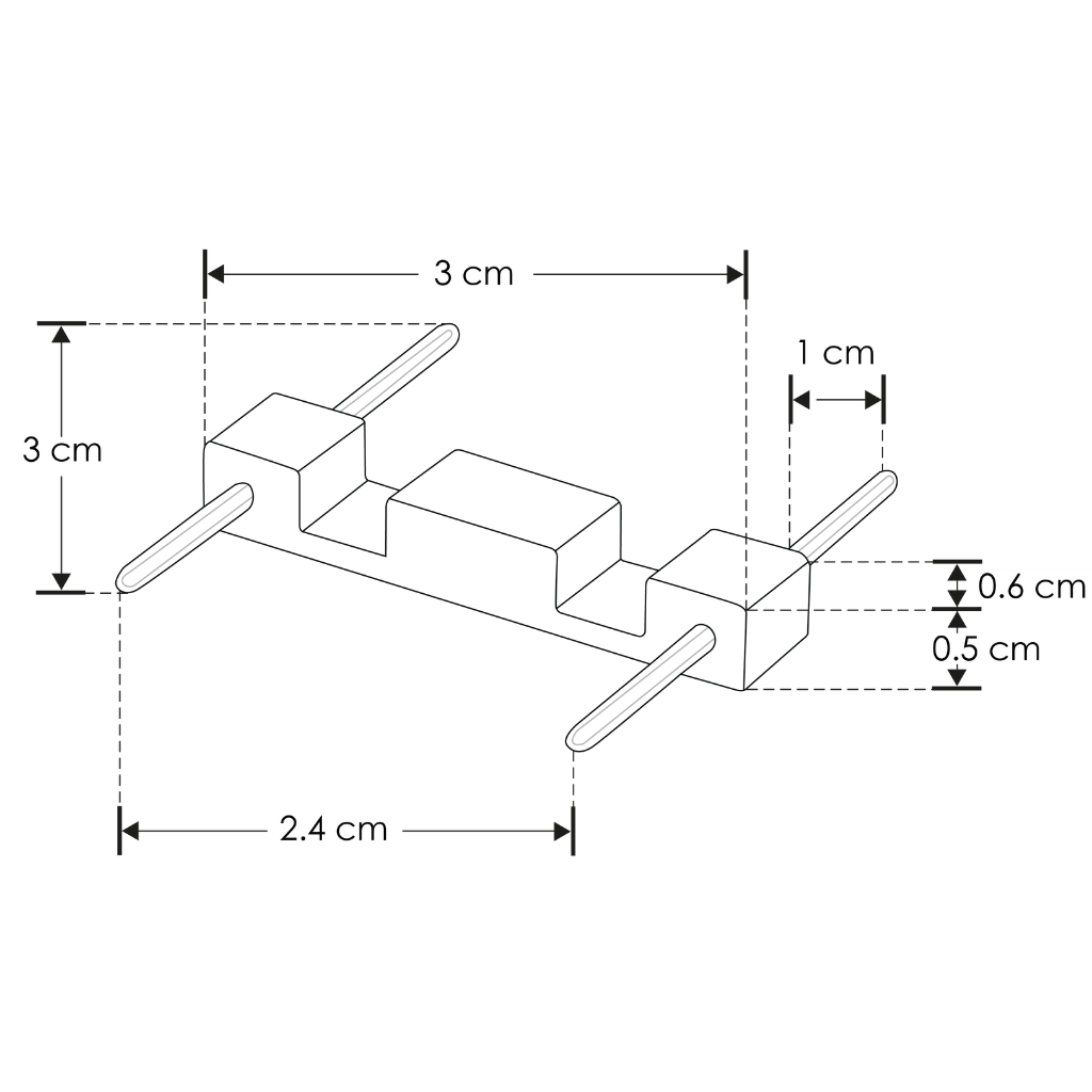 Cople de 180° mecánico y electrificado, para mini riel magnético ILUTMAGMINI30 de iLumileds