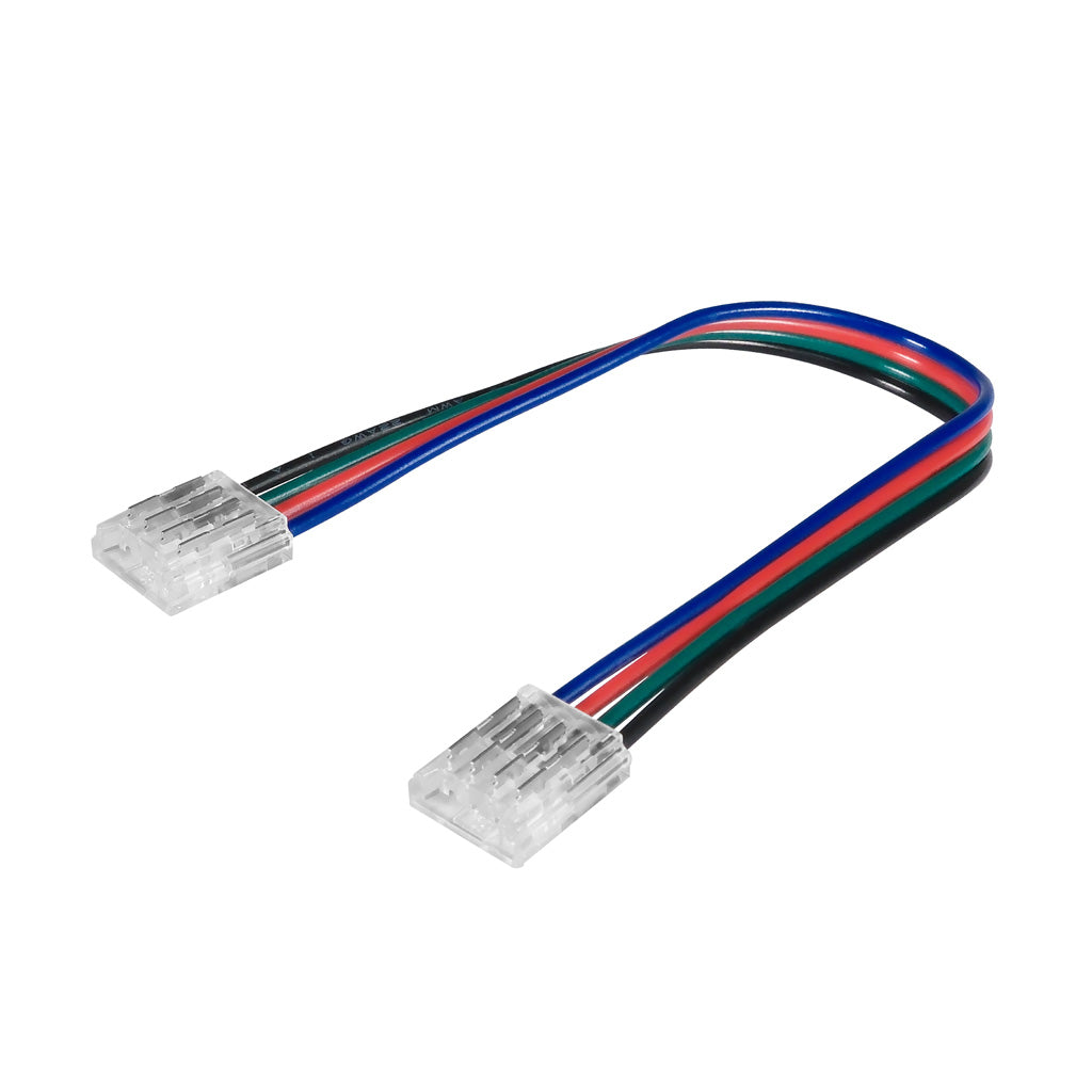 Cople rápido de plástico, para tiras de LED RGB extraplanas de 10mm de ancho, IP20 de iLumileds