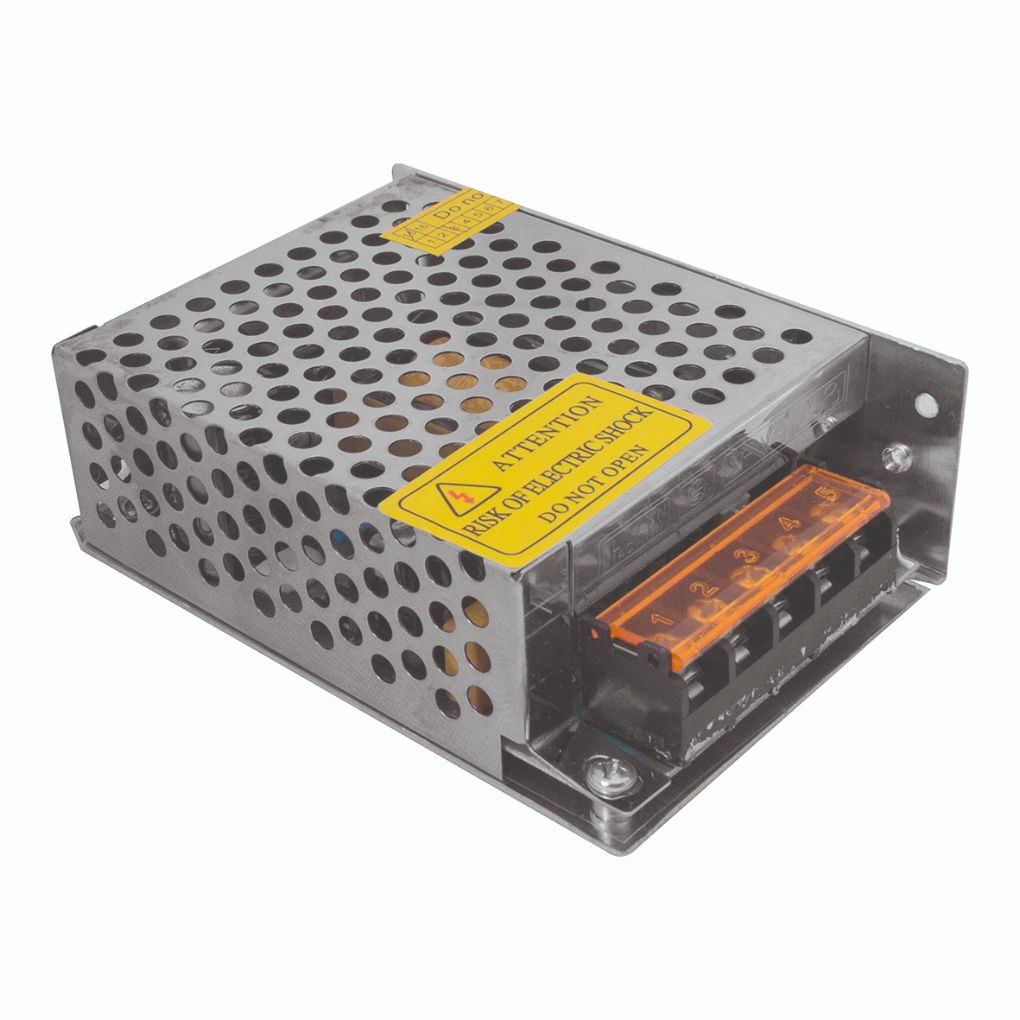 Fuente de alimentación conmutada 60W (48W máx.) entrada 110-220V ca salida 24V cc, para interiores de iLumileds