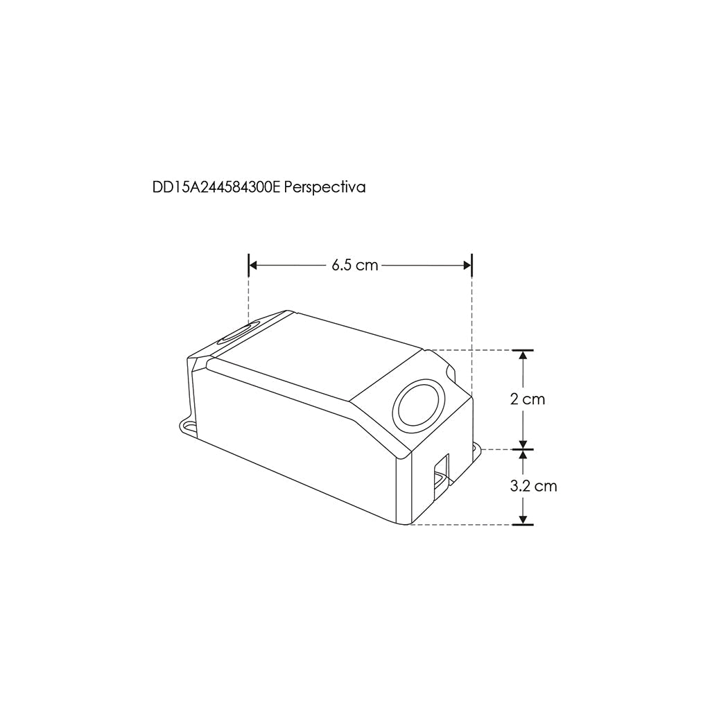 Driver para luminarios LED, atenuación TRIAC, 15-24W, entrada 110-130V ca salida 45-84V cc, 300mA, para interiores a iLumileds