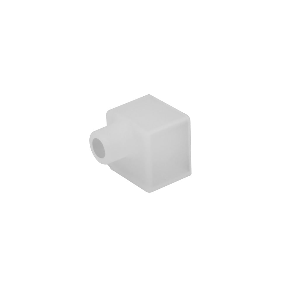 Terminación con agujero para tiras led modelos LA283548WW30X45, LA283548W30X45, LA283548WW30 y LA283548W30, de silicón de iLumileds