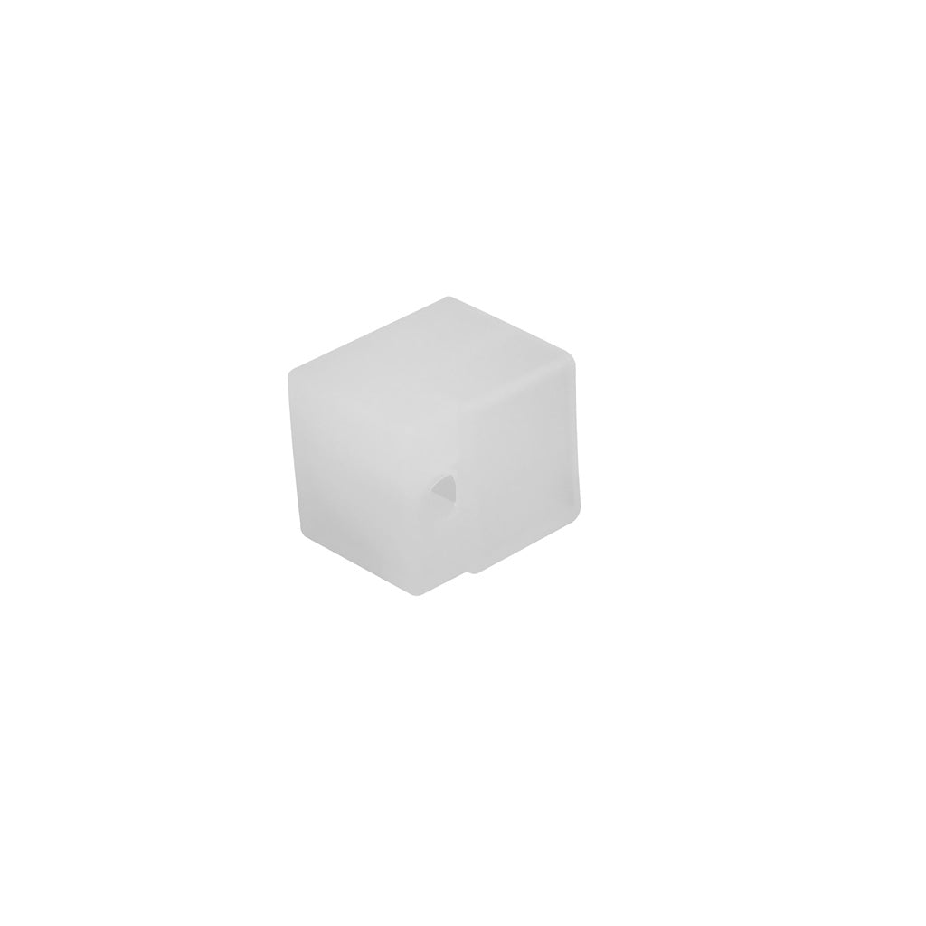 Terminación con agujero inferior para tiras led modelos LA283548WW30X45, LA283548W30X45, LA283548WW30 y LA283548W30, de silicón de iLumileds