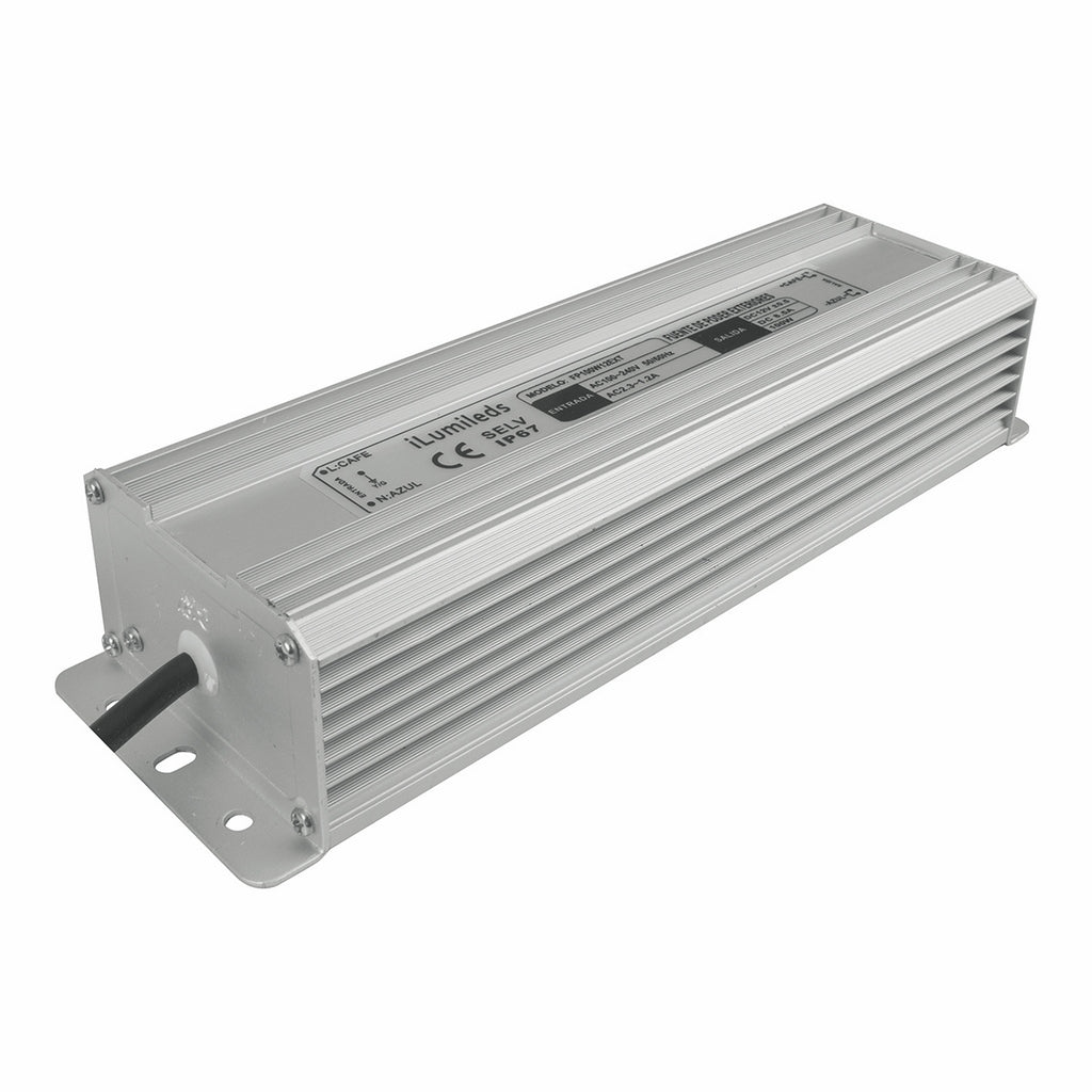 Fuente de alimentación 100W (80W máx.) para exteriores IP67 24V cc entrada 90-264V ca de iLumileds