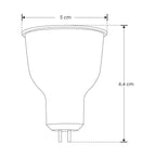 Lámpara MR16 9W 38° GU5.3 atenuable 110-130V opciónes color de luz de iLumileds