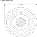 Lámpara MR16 9W 38° GU10 100-240V opciónes color de luz de iLumileds