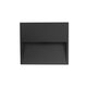 Luminario de cortesía cuadrado estriado 12x12cm para sobreponer en muro 3W luz cálida (3000K) de iLumileds