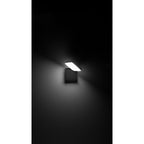 Luminario cuadrado giratorio (360°) para sobreponer en muro 10W luz difusa color neutro cálido (3000K) de iLumileds