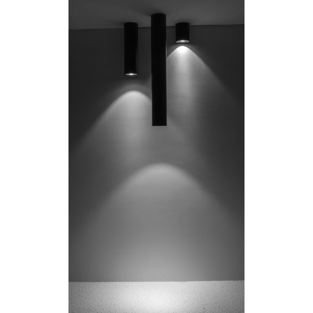 Luminario cilíndrico 10cm 7W 38° para sobreponer color de luz neutro cálido de iLumileds