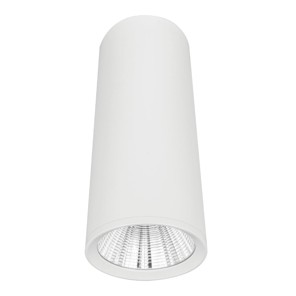 Luminario cilíndrico 20cm 10W 38° para sobreponer color de luz neutro cálido de iLumileds