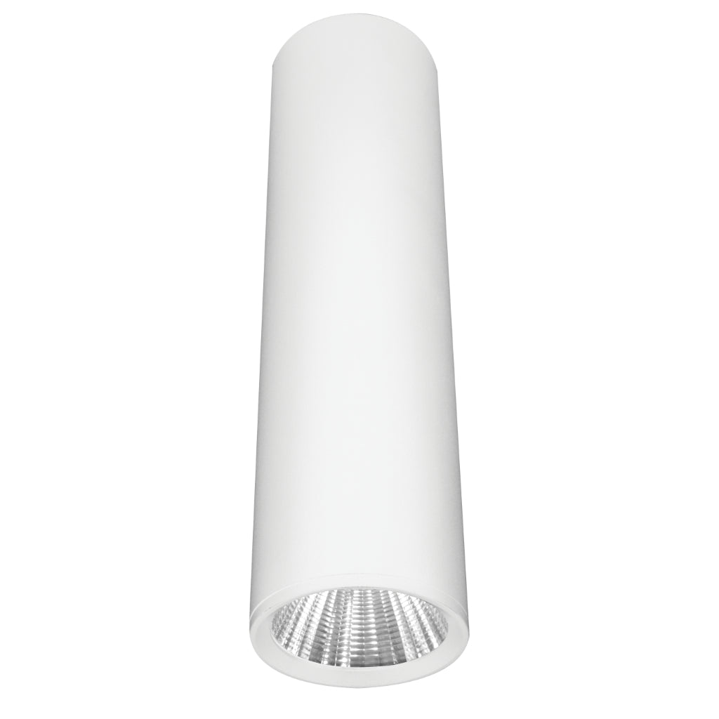 Luminario cilíndrico 30cm 10W 38° para sobreponer color de luz neutro cálido de iLumileds