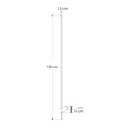 Vara de luz Praxiteles 26W 150cm luz indirecta cálida (3000K) para interior y exterior 85-265V de iLumileds