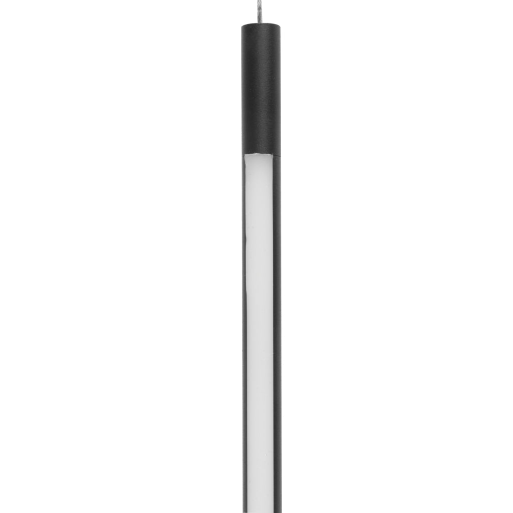 Luminario Vlenn cilindrico para suspender de piso a techo 20W salida de luz 1 cara color neutro cálido de iLumileds