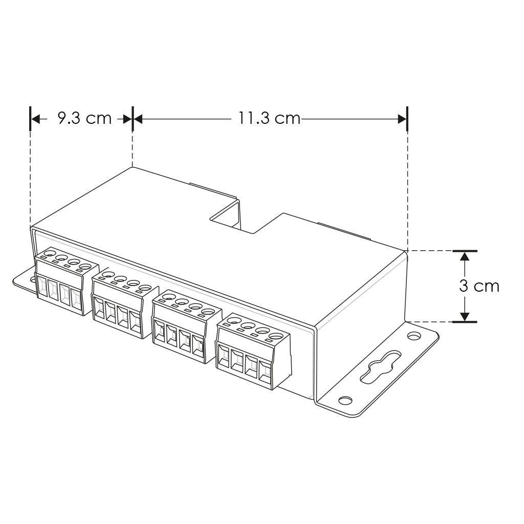 Amplificador para Tira de LED tipo Pixel 70W por canal 24Vcc de iLumileds