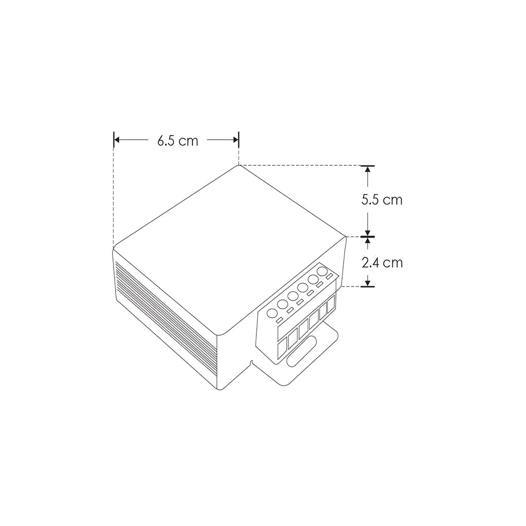 Amplificador de señal para tira LED RGBW, 288W/12Vcc - 576 W/24Vcc de iLumileds