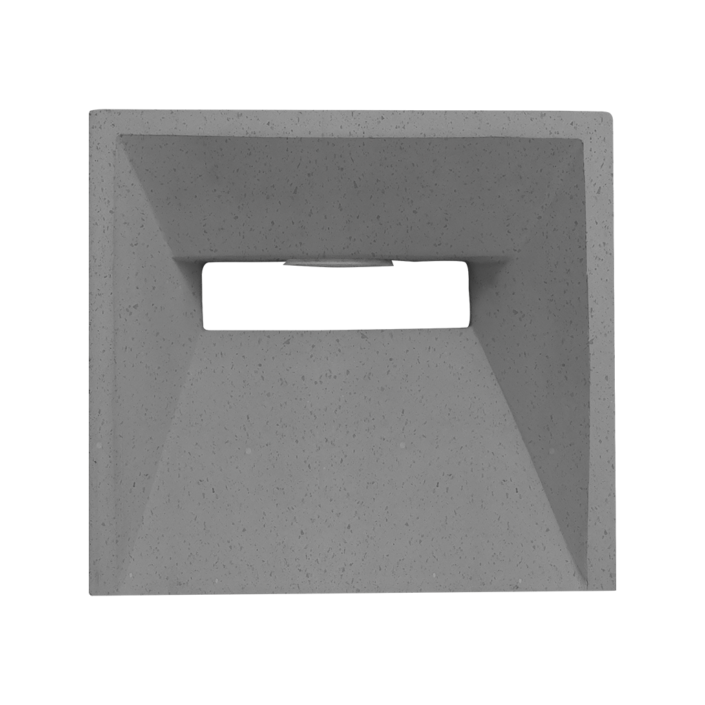 Bolardo de concreto Oslo 5W 38° luz cálida (3000K), 25cm de altura 110-130V de iLumileds