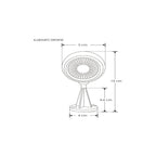 Luminario para jardín con víscera 5W 3000K 60° para sobreponer de iLumileds