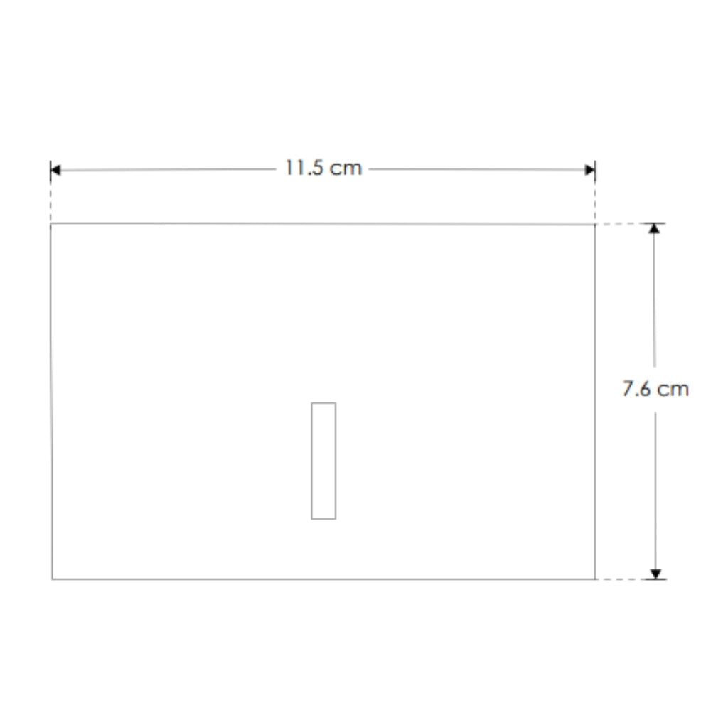 Luminario de cortesía salida de luz lineal con sensor de movimiento oculto 2W luz cálida (3000K), compatible con registro tipo chalupa, de policarbonato negro y blanco, 85-265V de iLumileds