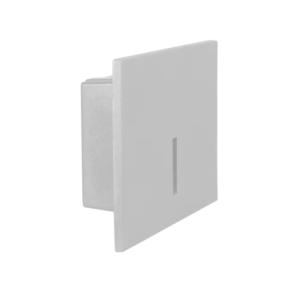 Luminario de cortesía salida de luz lineal con sensor de movimiento oculto 2W luz cálida (3000K), compatible con registro tipo chalupa, de policarbonato negro y blanco, 85-265V de iLumileds