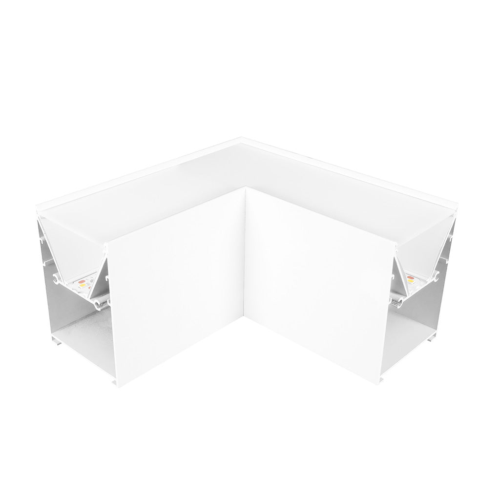 Cople de 90° horizontal iluminado 10W para luminarios de la serie ILUINTB, 85 - 277 Vca de iLumileds