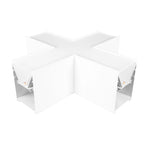 Cople en forma de cruz iluminado 12W para luminarios de la serie ILUINTB, 85 - 277 Vca de iLumileds