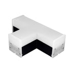 Cople en forma de T iluminado, blanco cálido (3000K), 10W, aluminio acabado negro con cubierta de policarbonato difuso, para luminarios de la serie ILUINTG, 100 - 265 Vca, conexión horizontal de iLumileds