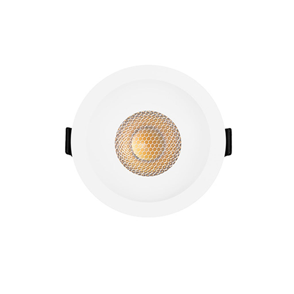 Downlight 12W 60° con louver CRI90 (Ø 8.5cm), cambio de color de luz con switch (cáido 3000K - neutro 4000K - frío 6000K) 85-277V de iLumileds