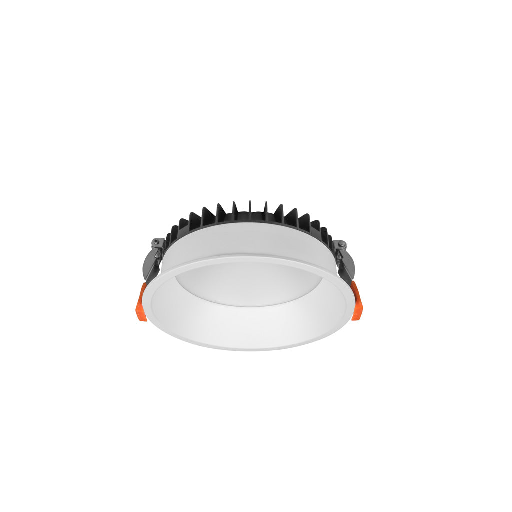 Downlight bajo deslumbramiento 12W (Ø 12cm) color de luz cálido (3000K) o Neutro (4100K) 85-265V, fabricado en aluminio acabado blanco de iLumileds