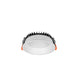 Downlight bajo deslumbramiento 12W (Ø 12cm) color de luz cálido (3000K) o Neutro (4100K) 85-265V, fabricado en aluminio acabado blanco de iLumileds