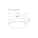 Downlight 15W para empotrar o sobreponer con cuerpo difuso con clips de sujeción ajustable (5 a 9.5cm) 100-240V opciones de luz cálido / frío de iLumileds