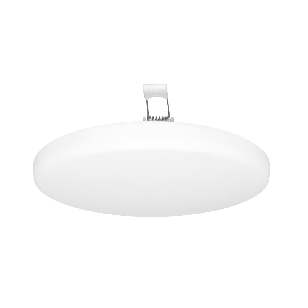 Downlight 32W para empotrar o sobreponer con cuerpo difuso con clips de sujeción ajustable (4.9 a 18.5cm) 100-240V opciones de luz cálido / frío de iLumileds
