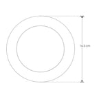 Downlight fabricado en policarbonato 12W opción luz neutra cálida o fría, adaptable a bote integral N°12 de iLumileds