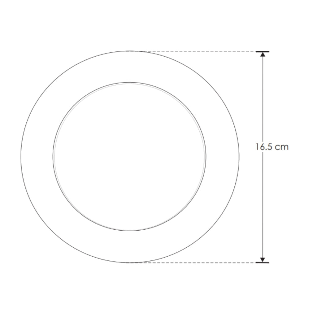 Downlight fabricado en policarbonato 12W opción luz neutra cálida o fría, adaptable a bote integral N°12 de iLumileds